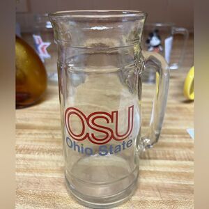 Vintage Ohio State University Glass Beer Mug.‎